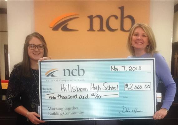 NCB Awards Local High School a $2,000 Technology Grant
