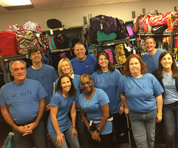 NCB team volunteering