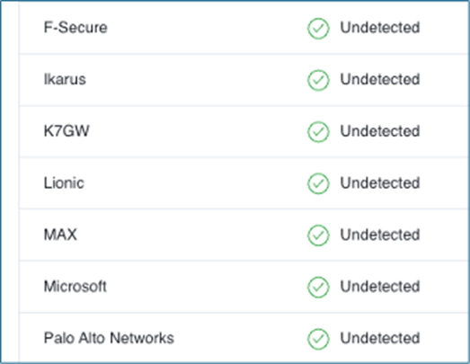 Image of a screenshot of Install Endpoint Detection and Response