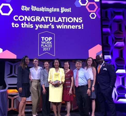 The Washington Post Names National Cooperative Bank A Winner of the Greater Washington Area 2017 Top Workplaces Award